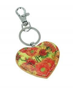 SUNFLOWERS - KEY RING 6X8.5 ARTIS ORBIS VINCENT VAN GOGH