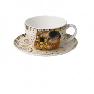 Tējas / kapučīno krūze Gustavs Klimts - skūpsts