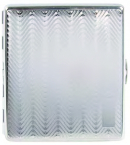 Cigarette case, chrome