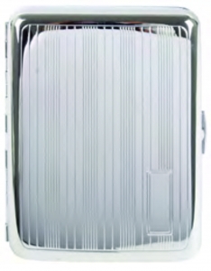 Cigarette case, chrome