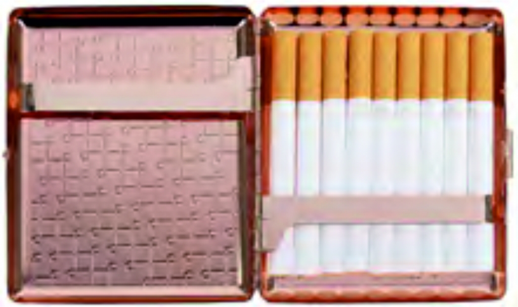 Cigarette case, gold
