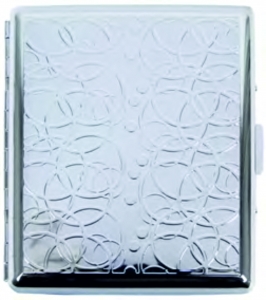 Cigarette case, chrome