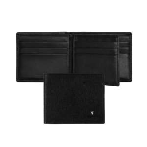 Wallet with flap Chronobike Black