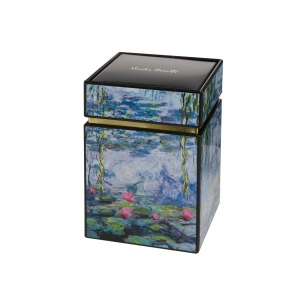 Tea tin Claude Monet - "Seerosen mit Weide"