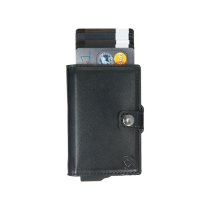 CARD CASE ESSENTIAL WALLET BLACK PU