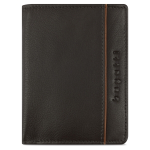 Men's leather wallet Bugatti, brown
