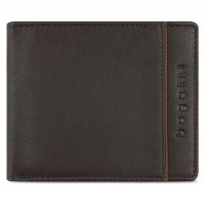 Men's leather wallet Bugatti, brown