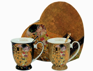 Набор из двух кружек Густав Климт "Поцелуй"