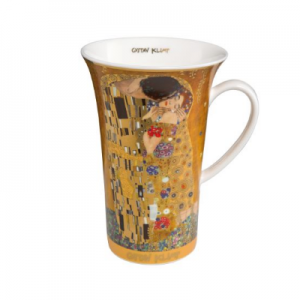 The Kiss - Artist Mug GUSTAV KLIMT. height: 15 cm / 0.5 l