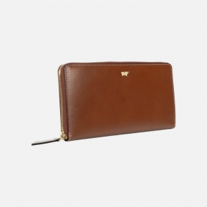 Braun Buffel Alice maka ar rāvējslēdzēju, brūna