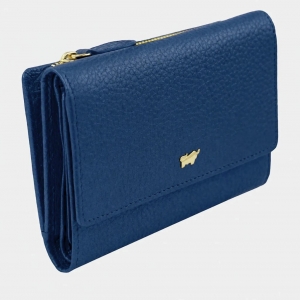 BRAUN BÜFFEL ALESSIA women's wallet, blue